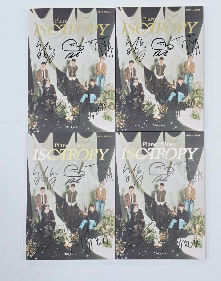 ONEWE "Planet Nine : ISOTROPY" - Hand Autographed(Signed) Promo Album [24.4.22] - HALLYUSUPERSTORE
