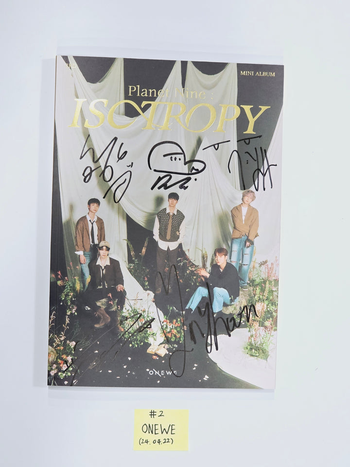 ONEWE "Planet Nine : ISOTROPY" - Hand Autographed(Signed) Promo Album [24.4.22] - HALLYUSUPERSTORE