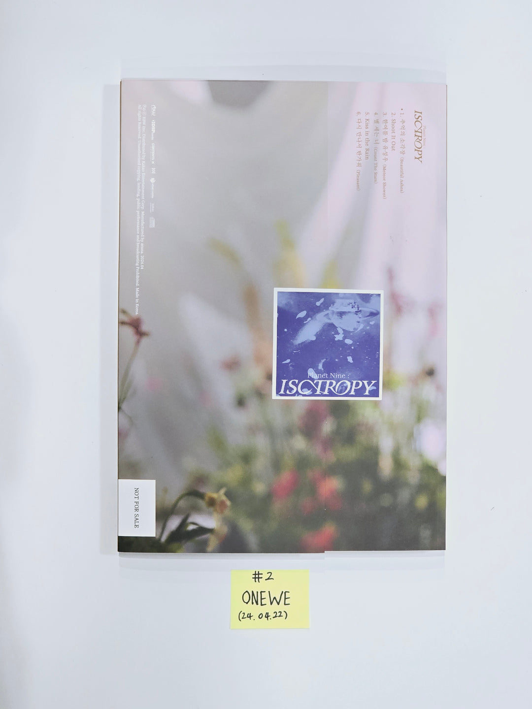 ONEWE "Planet Nine : ISOTROPY" - Hand Autographed(Signed) Promo Album [24.4.22] - HALLYUSUPERSTORE