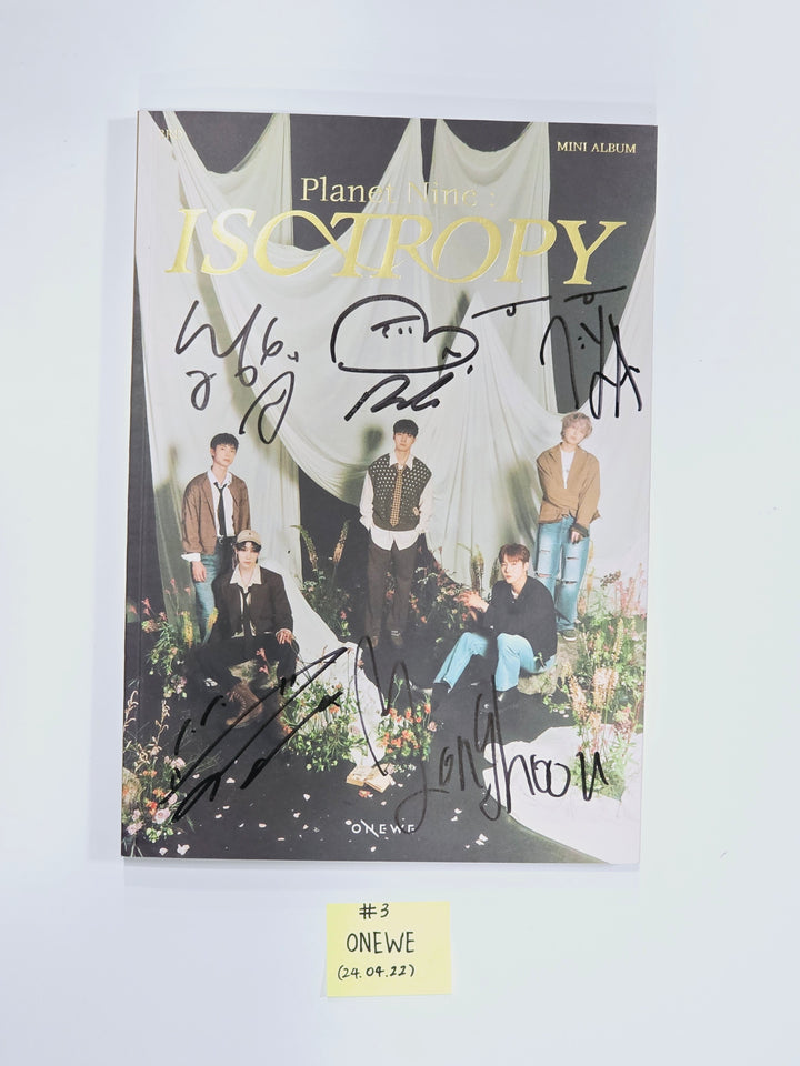 ONEWE "Planet Nine : ISOTROPY" - Hand Autographed(Signed) Promo Album [24.4.22] - HALLYUSUPERSTORE