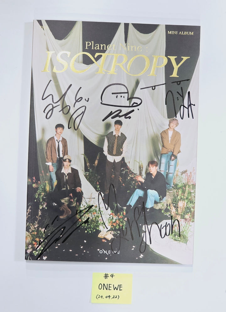 ONEWE "Planet Nine : ISOTROPY" - Hand Autographed(Signed) Promo Album [24.4.22] - HALLYUSUPERSTORE