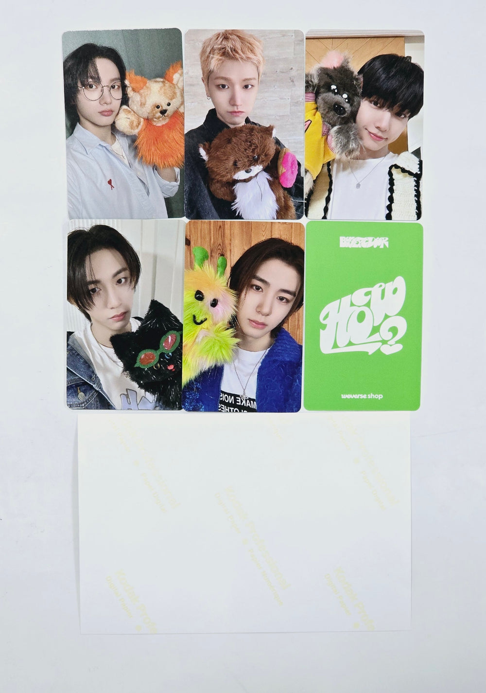 Boynextdoor  "HOW?" - Weverse Shop Come Back Live Event Photocard, Photo [Sticker Ver.] [Restocked 4/24] [24.4.23] - HALLYUSUPERSTORE