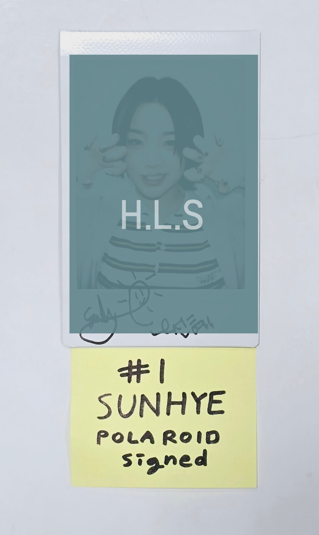 YOUNG POSSE "XXL"  - Hand Autographed(Signed) Polaroid, Big Photocard [24.4.23] - HALLYUSUPERSTORE