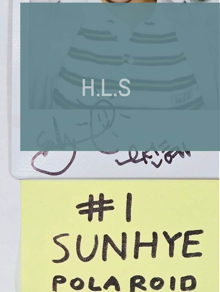 YOUNG POSSE "XXL"  - Hand Autographed(Signed) Polaroid, Big Photocard [24.4.23] - HALLYUSUPERSTORE