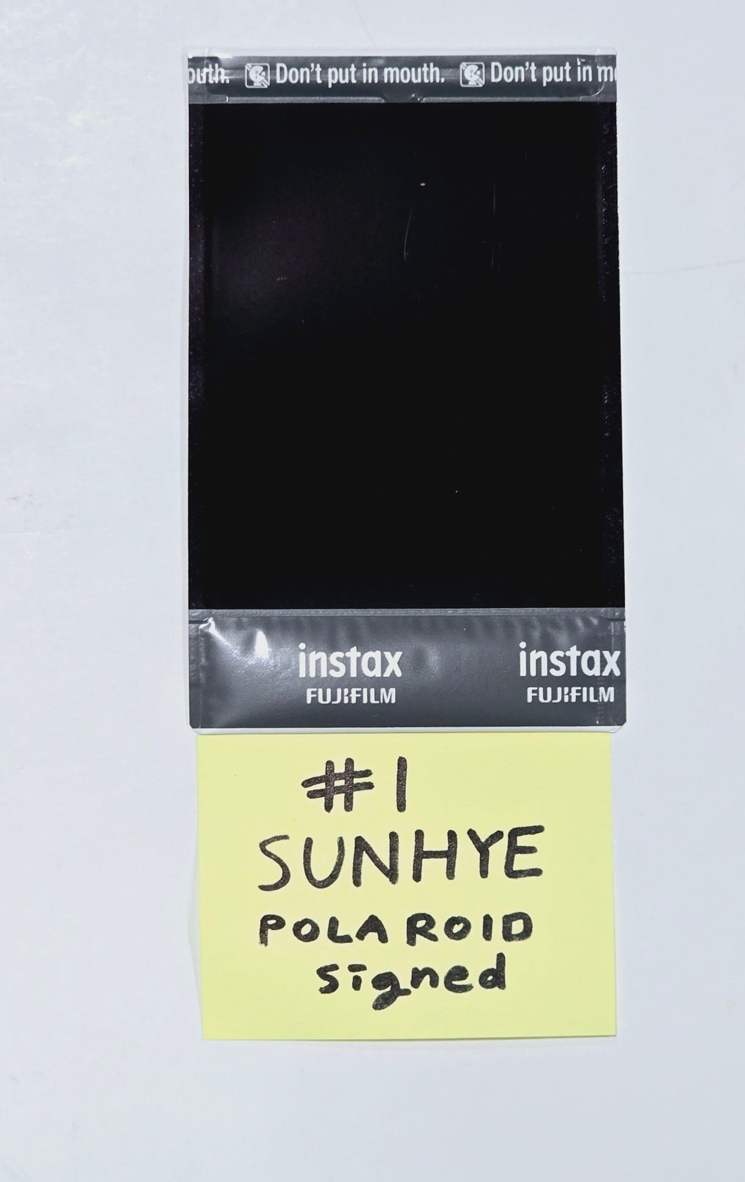 YOUNG POSSE "XXL"  - Hand Autographed(Signed) Polaroid, Big Photocard [24.4.23] - HALLYUSUPERSTORE