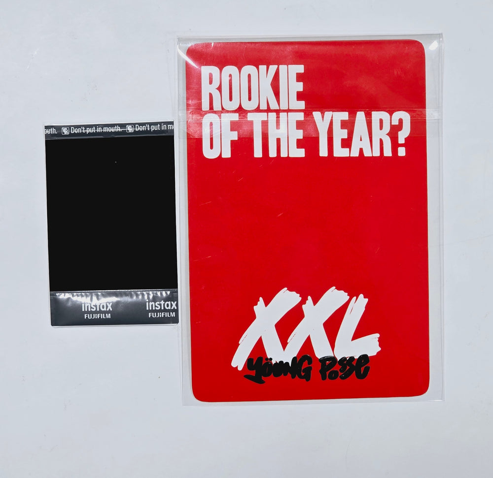 YOUNG POSSE "XXL"  - Hand Autographed(Signed) Polaroid, Big Photocard [24.4.23] - HALLYUSUPERSTORE