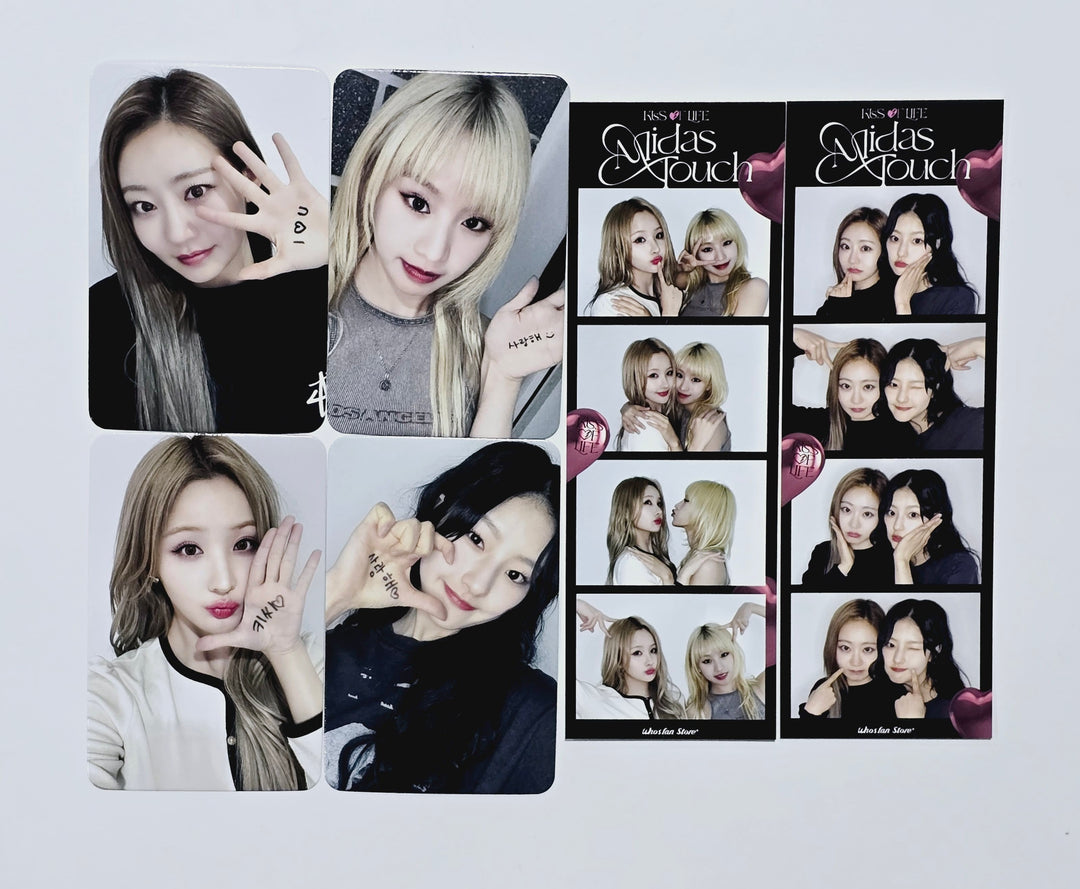 KISS OF LIFE "Midas Touch" - Who's Fan Pre-Order Benefit Photocard, 4 Cut Photo Set (2EA) [24.4.24] - HALLYUSUPERSTORE