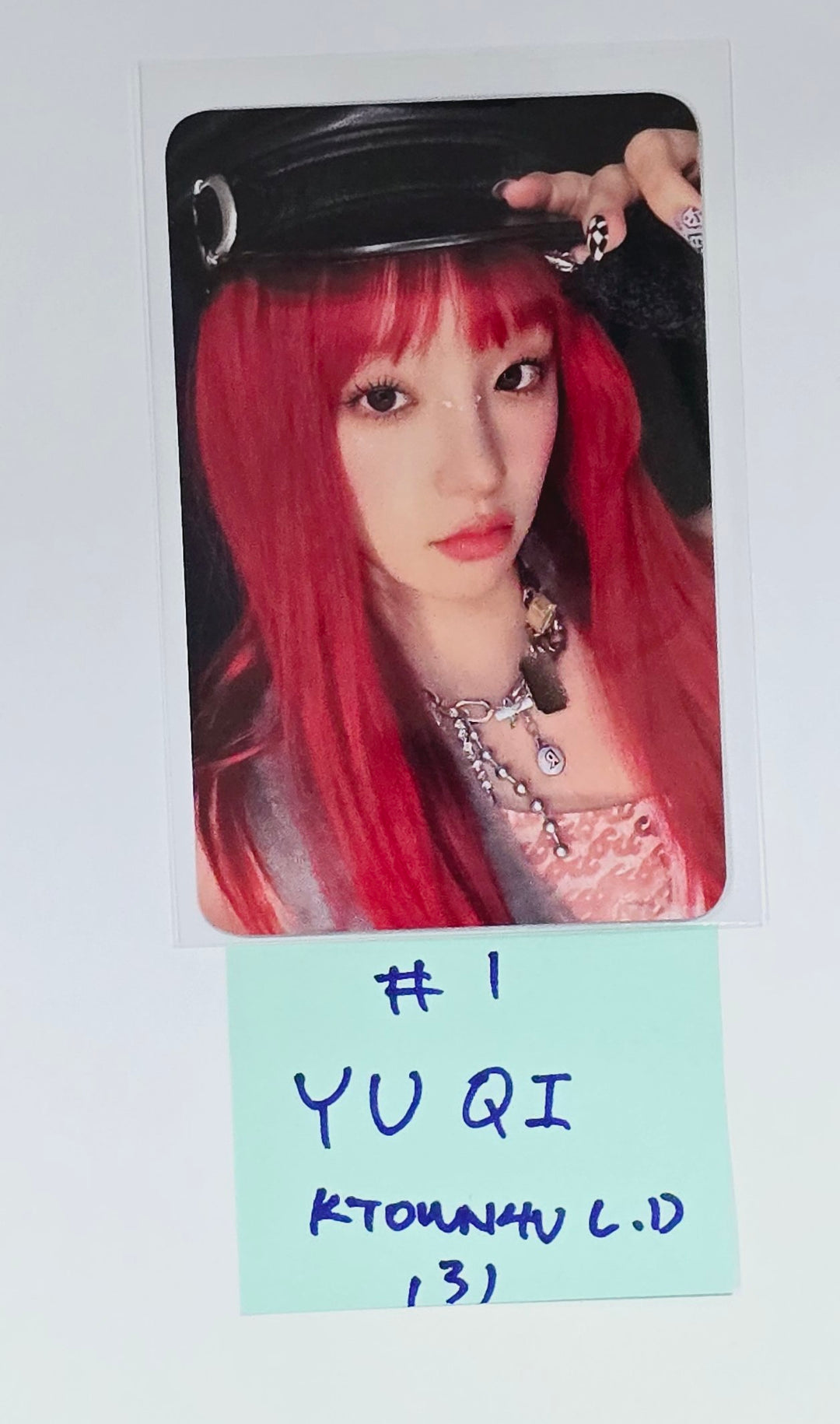YUQI (Of (G) I-DLE) "YUQ1" - Ktown4U Lucky Draw &amp; Drink Event Photocard [24.4.24] - HALLYUSUPERSTORE