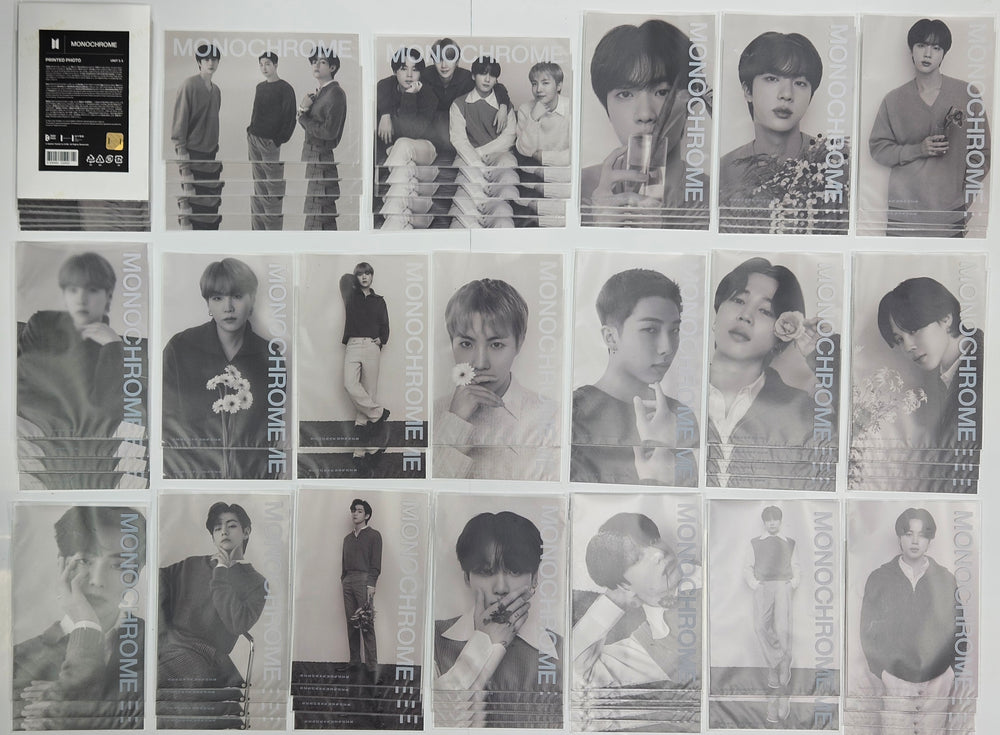BTS - [BTS POP-UP : MONOCHROME] Printed Photo [24.4.26] - HALLYUSUPERSTORE