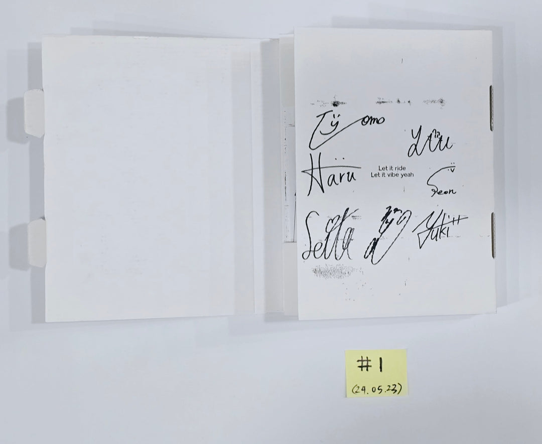 NEXZ "Ride the Vibe" - Hand Autographed(Signed) Promo Album [24.5.23] - HALLYUSUPERSTORE