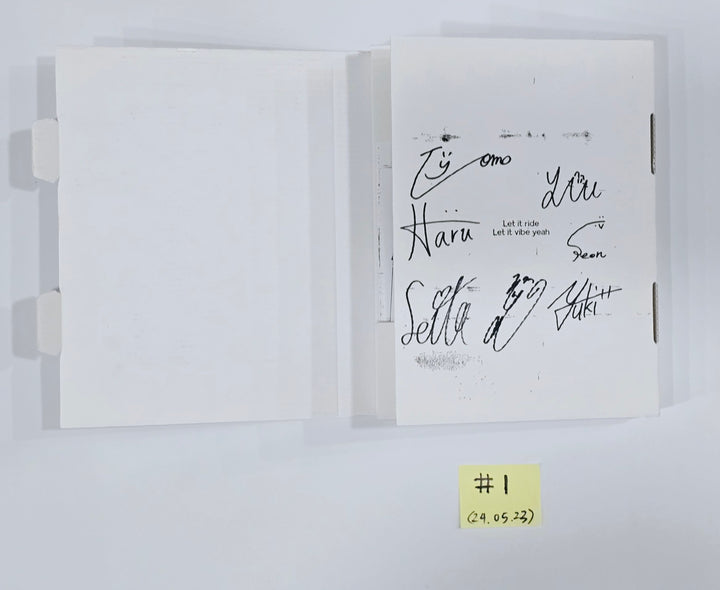 NEXZ "Ride the Vibe" - Hand Autographed(Signed) Promo Album [24.5.23] - HALLYUSUPERSTORE
