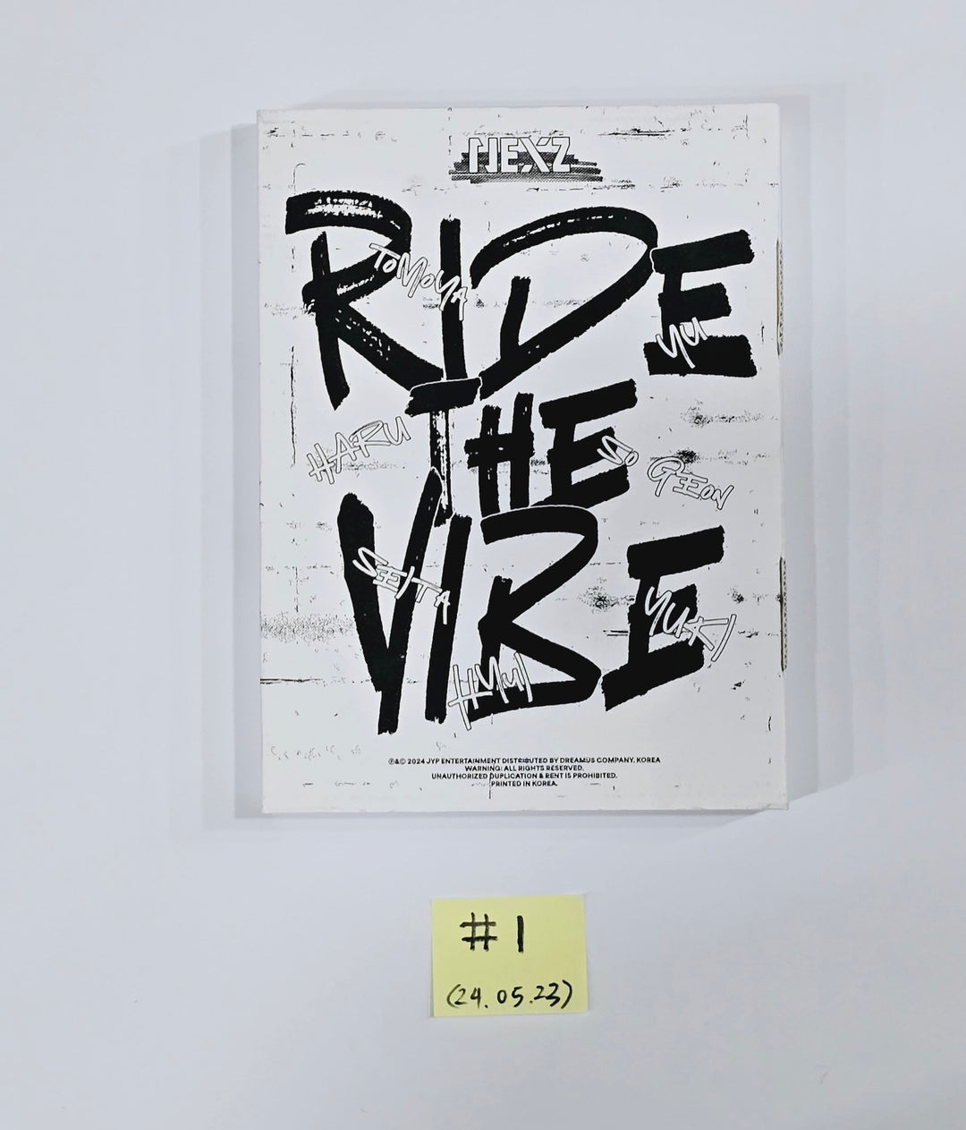 NEXZ "Ride the Vibe" - Hand Autographed(Signed) Promo Album [24.5.23] - HALLYUSUPERSTORE