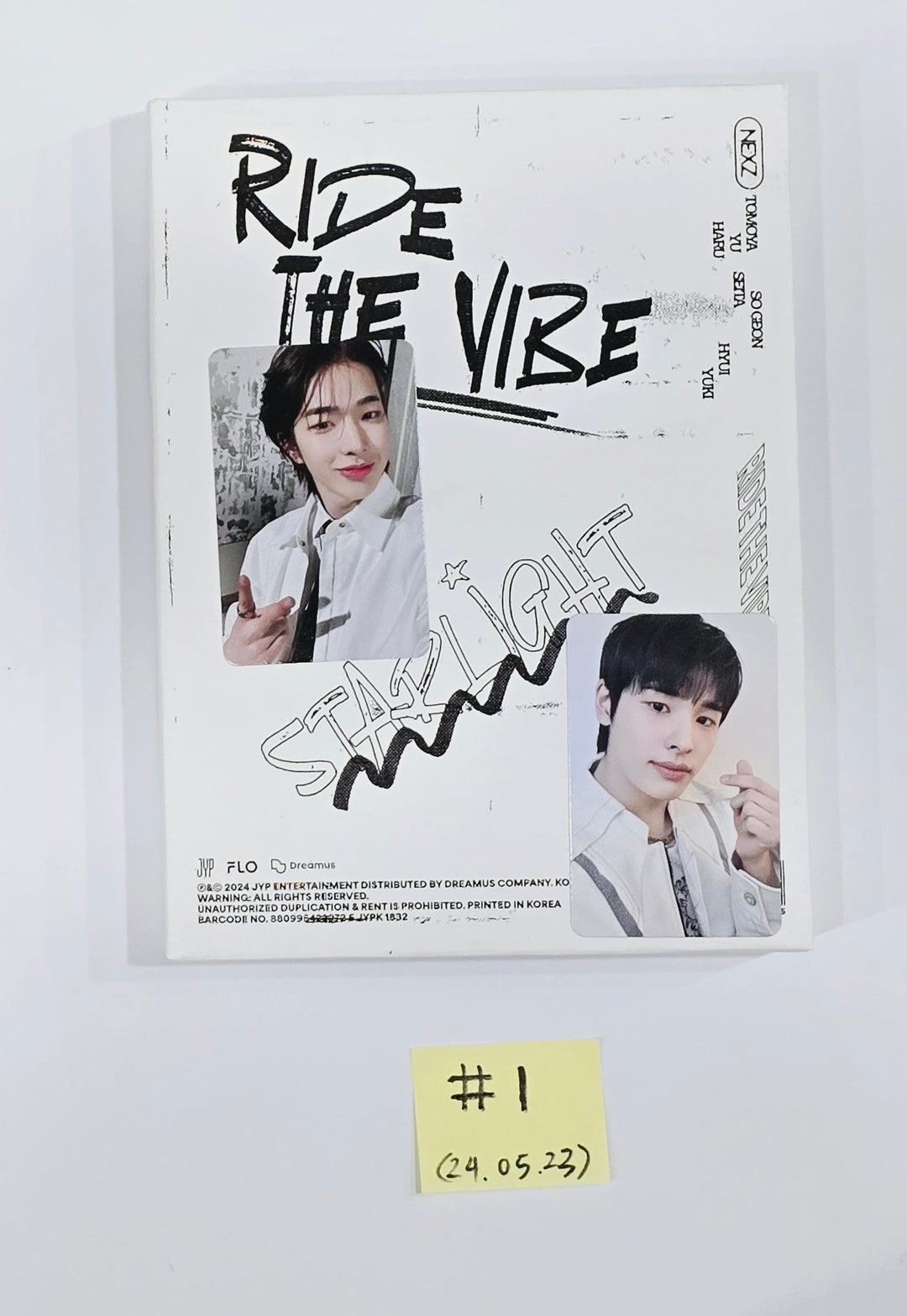 NEXZ "Ride the Vibe" - Hand Autographed(Signed) Promo Album [24.5.23] - HALLYUSUPERSTORE