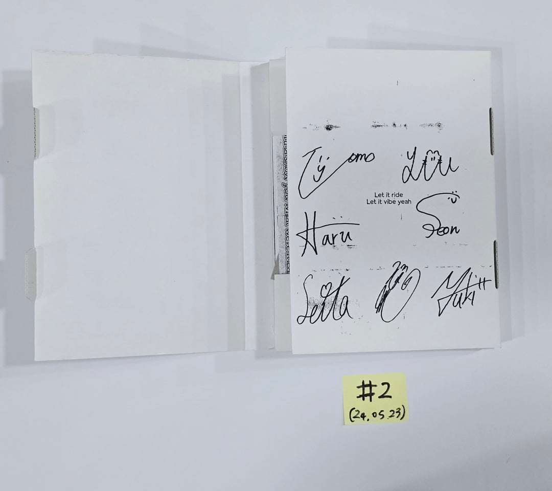 NEXZ "Ride the Vibe" - Hand Autographed(Signed) Promo Album [24.5.23] - HALLYUSUPERSTORE