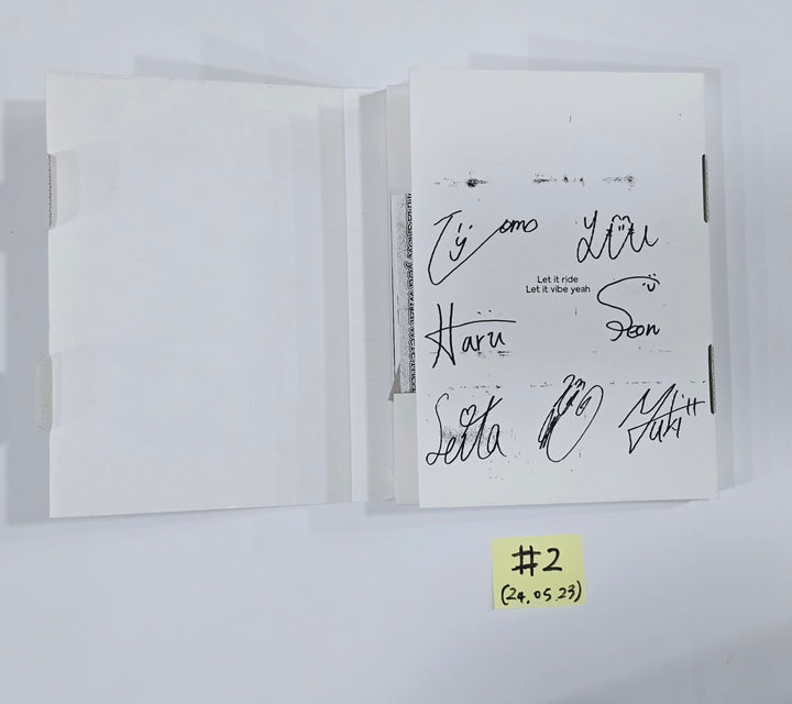 NEXZ "Ride the Vibe" - Hand Autographed(Signed) Promo Album [24.5.23] - HALLYUSUPERSTORE