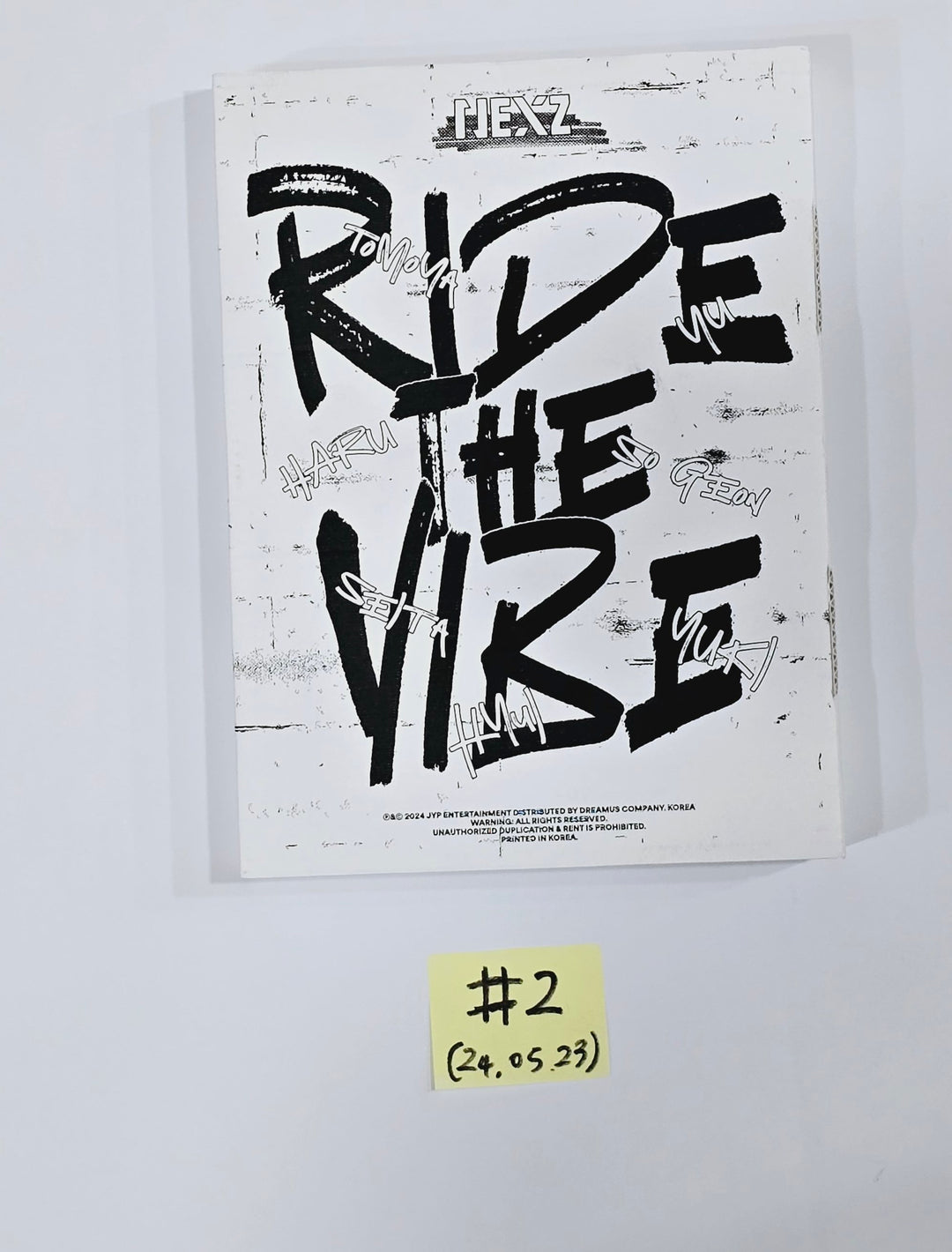 NEXZ "Ride the Vibe" - Hand Autographed(Signed) Promo Album [24.5.23] - HALLYUSUPERSTORE