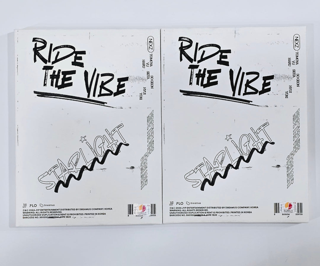 NEXZ "Ride the Vibe" - Hand Autographed(Signed) Promo Album [24.5.23] - HALLYUSUPERSTORE