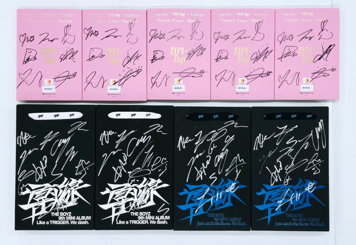 THE BOYZ "導火線", Kep1er "TIPI-TAP" - Hand Autographed(Signed) Promo Album [24.11.4]