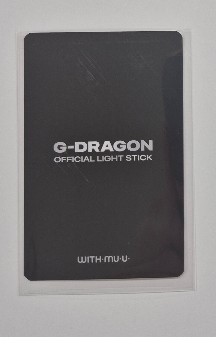 G-Dragon - Official Light Stick + Withmuu Pre-Order Benefit Photocard [25.6.17]