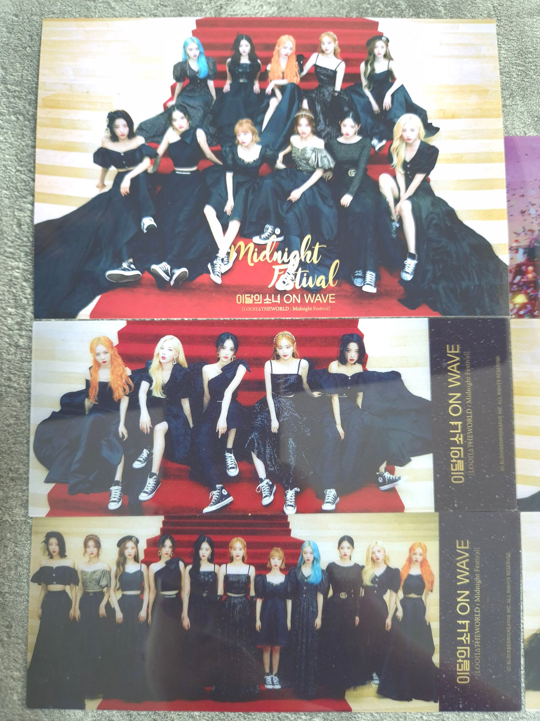 LOONA ON WAVE [LOOΠΔTHEWORLD : MIDNIGHT FESTIVAL] - Special Ticket Set (5EA) [25.03.27]