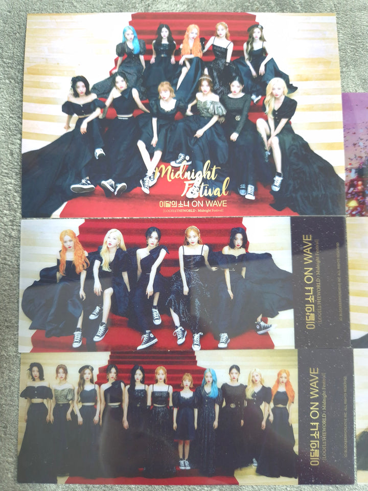 LOONA ON WAVE [LOOΠΔTHEWORLD : MIDNIGHT FESTIVAL] - Special Ticket Set (5EA) [25.03.27]
