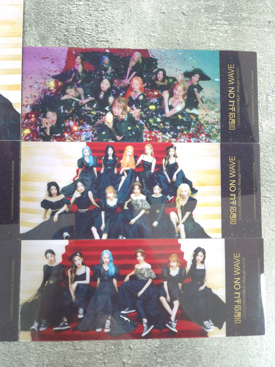 LOONA ON WAVE [LOOΠΔTHEWORLD : MIDNIGHT FESTIVAL] - Special Ticket Set (5EA) [25.03.27]