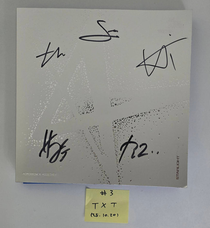 TXT "SANCTUARY" &amp; "Star Chapter: Together", ARTMS "Club Icarus" - Hand Autographed(Signed) Promo Album [25.10.20]