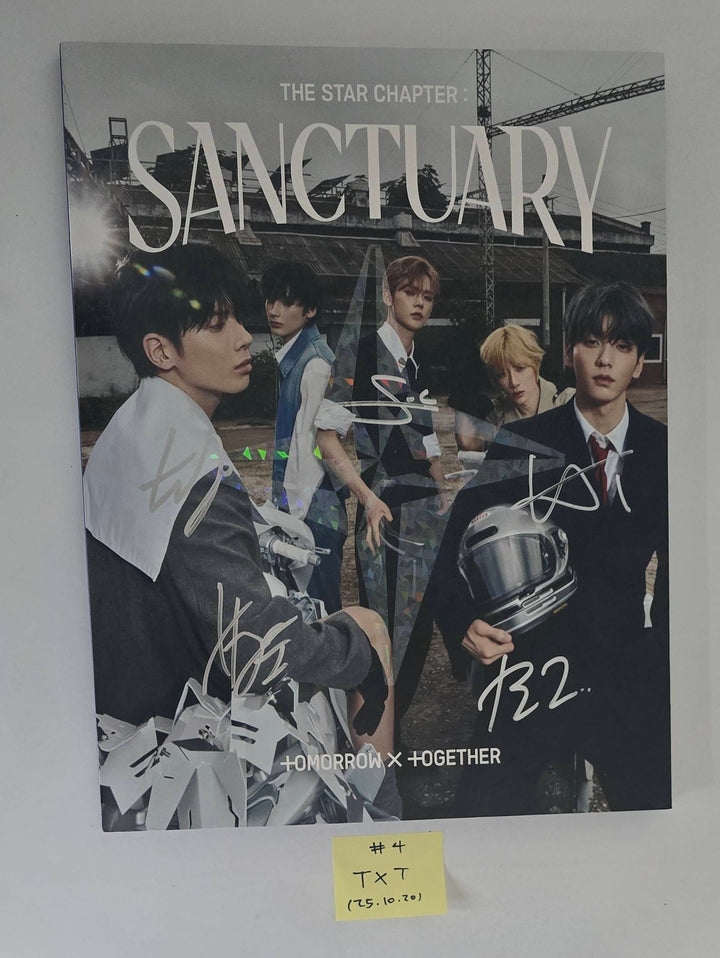TXT "SANCTUARY" &amp; "Star Chapter: Together", ARTMS "Club Icarus" - Hand Autographed(Signed) Promo Album [25.10.20]