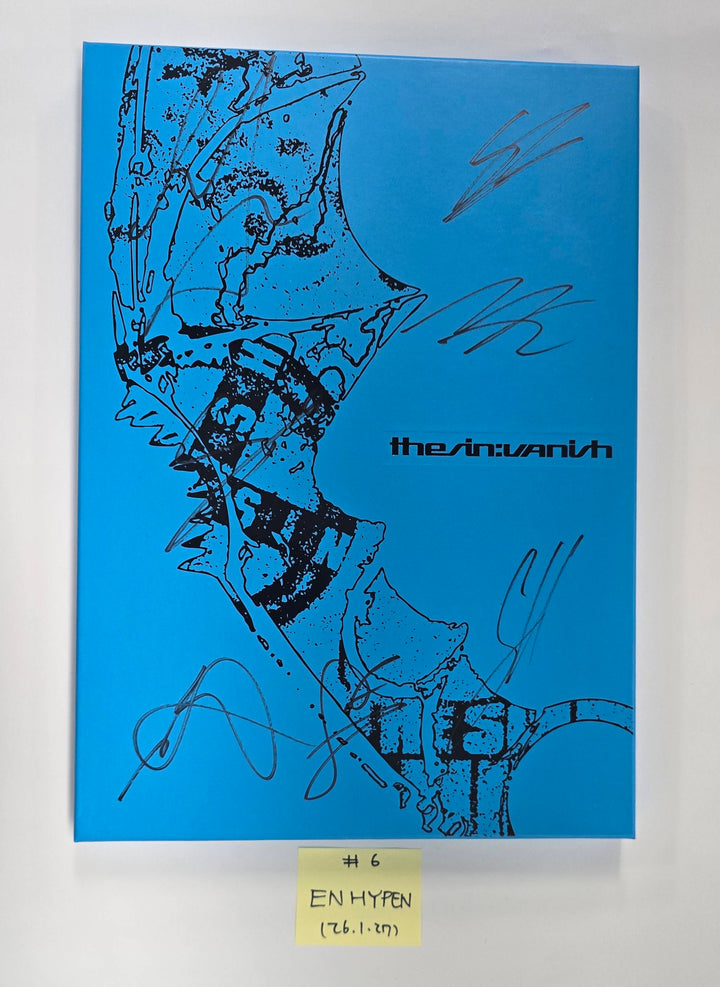 ENHYPEN "THE SIN : VANISH" - Hand Autographed(Signed) Promo Album [26.1.27]
