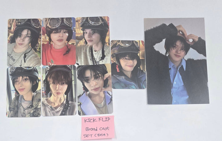 Kick Flip - Broadcast Photocards Set (7EA) &amp; Postcard [26.2.2]