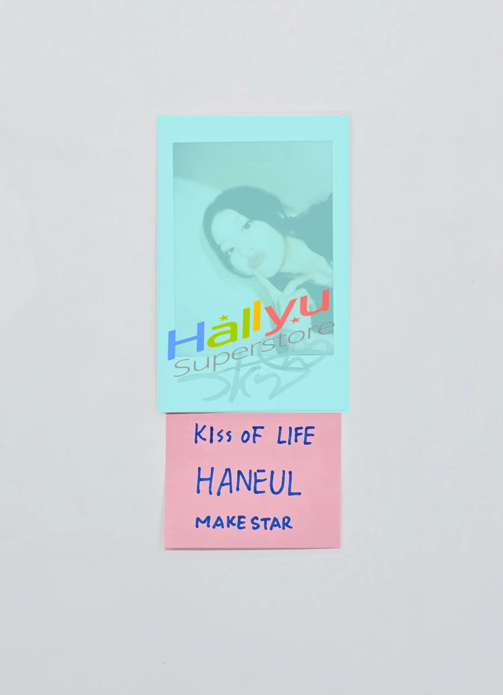 HANEUL (of Kiss of Life) - Hand Autographed(Signed) Polaroid [26.05.13]