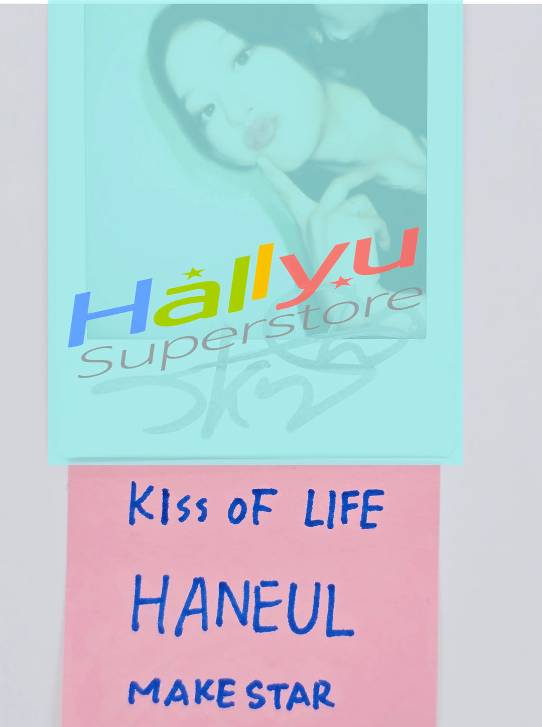 HANEUL (of Kiss of Life) - Hand Autographed(Signed) Polaroid [26.05.13]