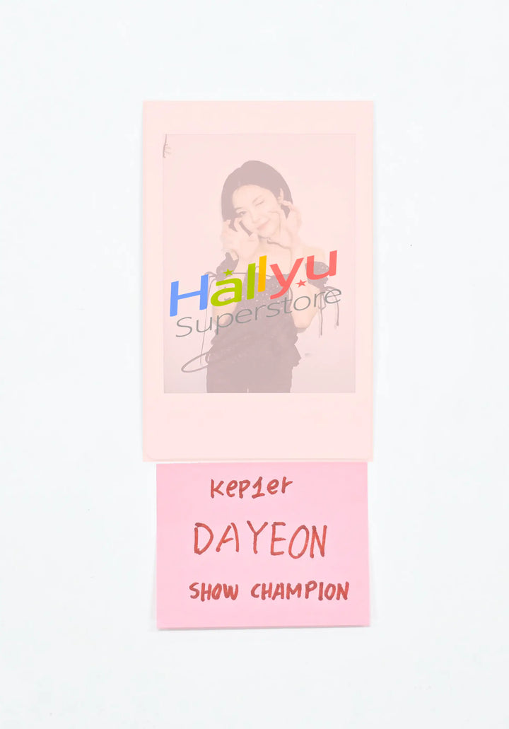 DAYEON (of Kep1er) - Hand Autographed(Signed) Polaroid [26.05.13]