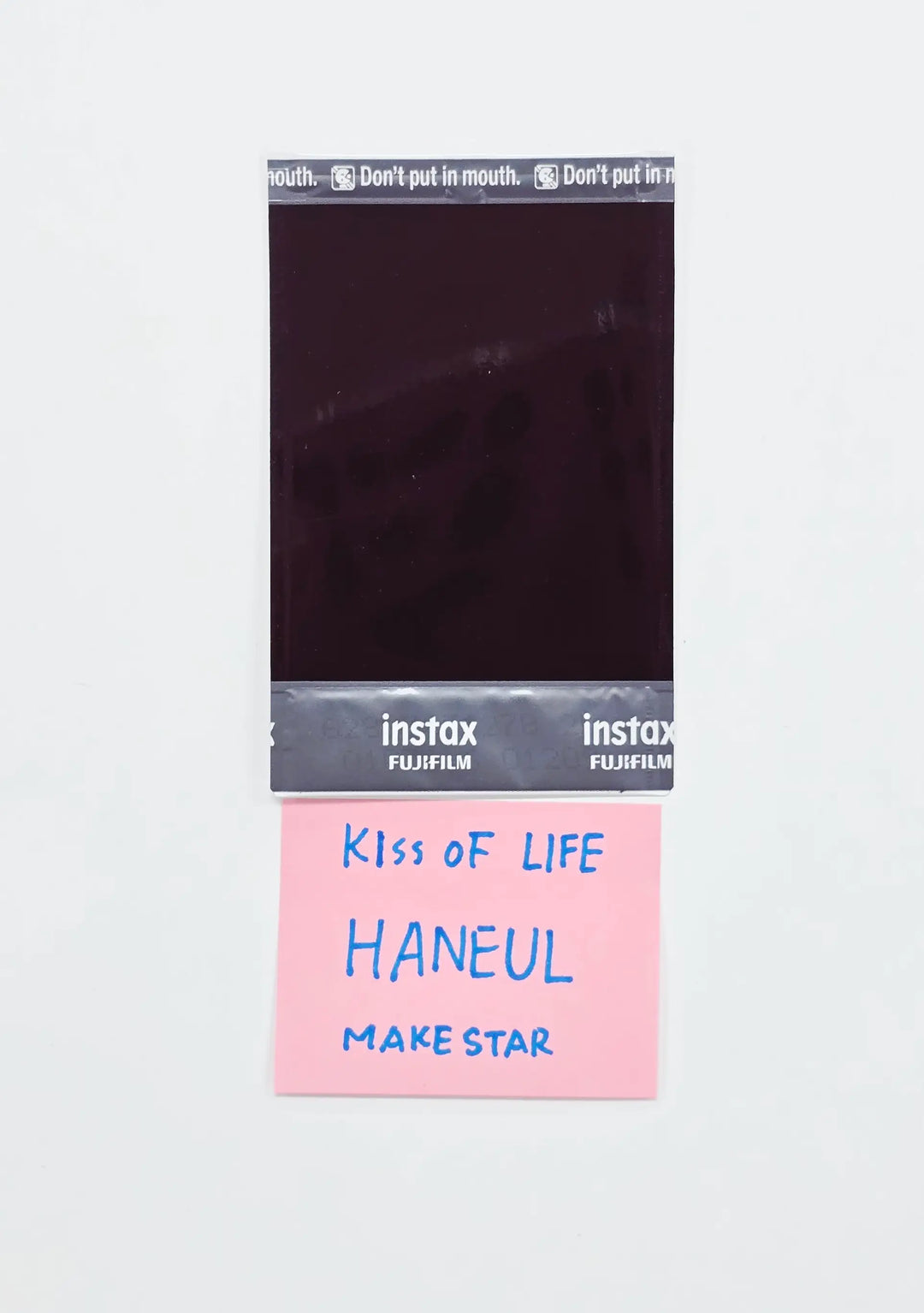 HANEUL (of Kiss of Life) - Hand Autographed(Signed) Polaroid [26.05.13]
