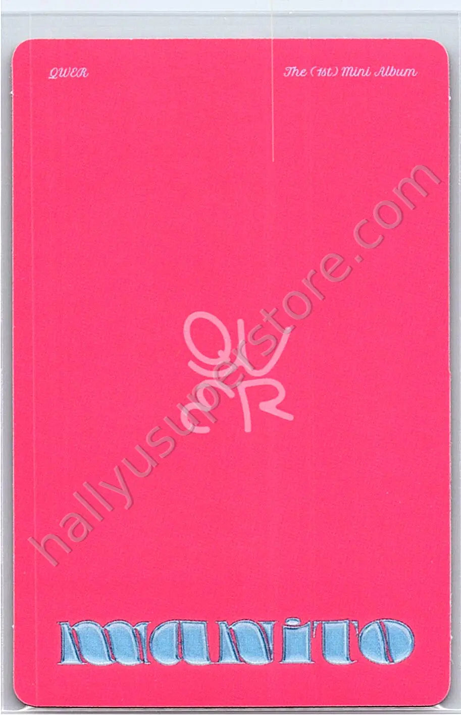 QWER - Siyeon - Manito album photocard friend version