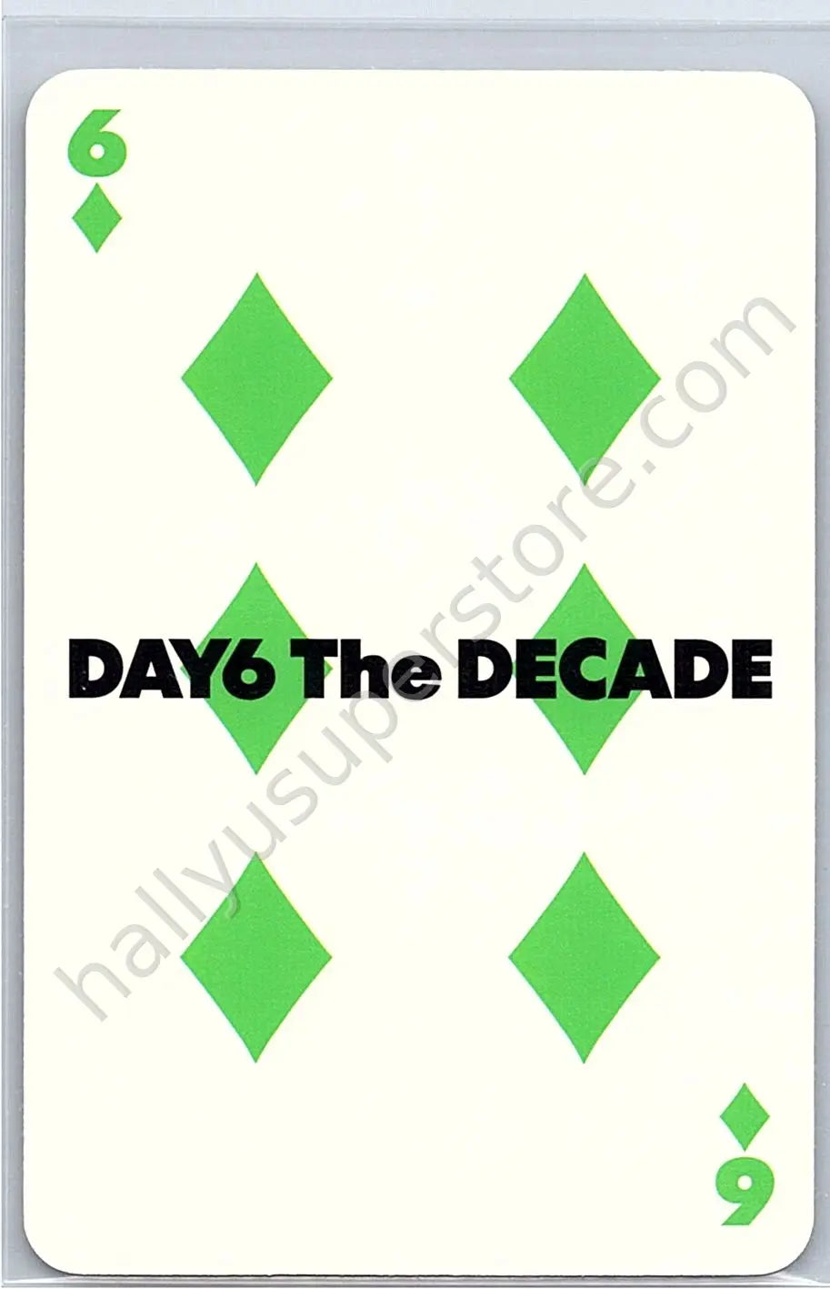 DAY6  - Young K - The Decade album photocard six on the dice version standard version