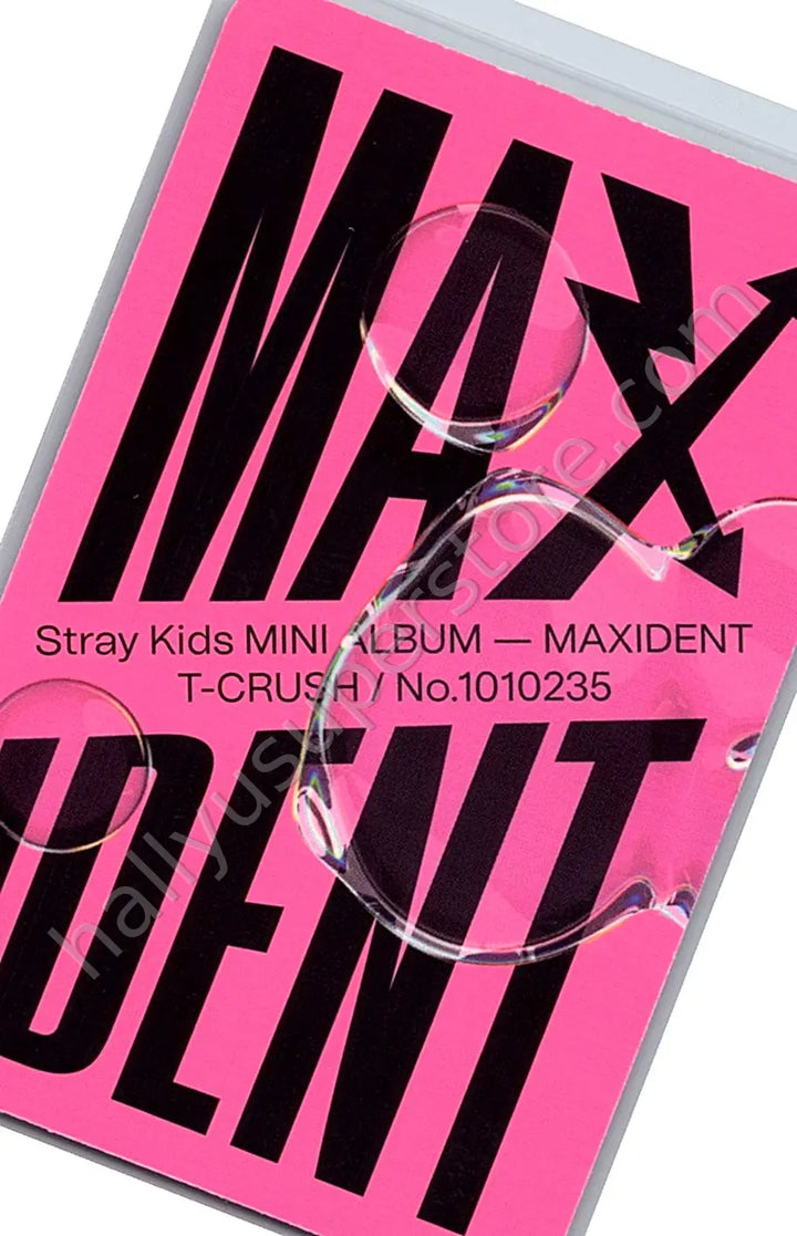 Stray Kids - Hyunjin - Maxident album photocard t-crush version