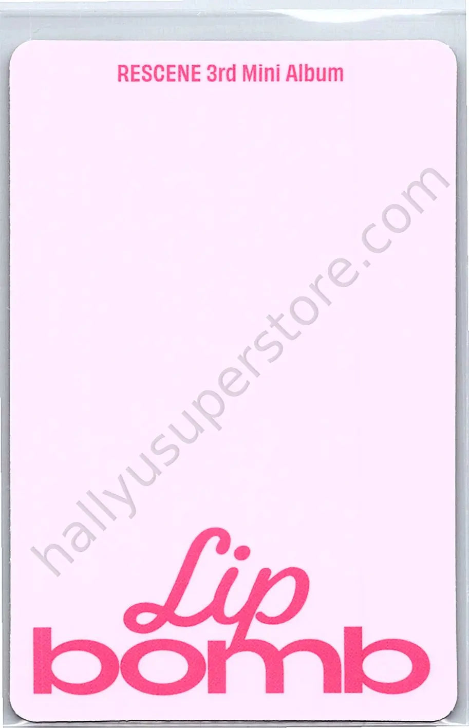 RESCENE - Woni - lip bomb album photocard qr version tint version