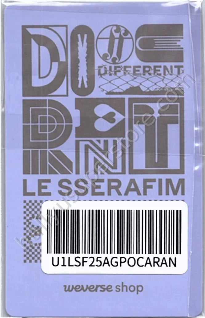 LE SSERAFIM - Hong Eunchae -  DIFFERENT Album
