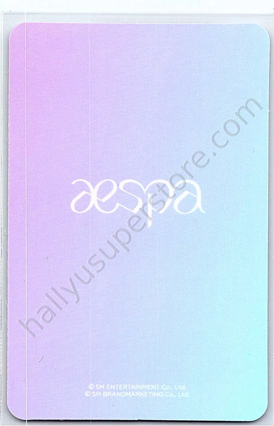 aespa - Karina - Lightsticks (All) lightstick merch photocard round 1 version 1