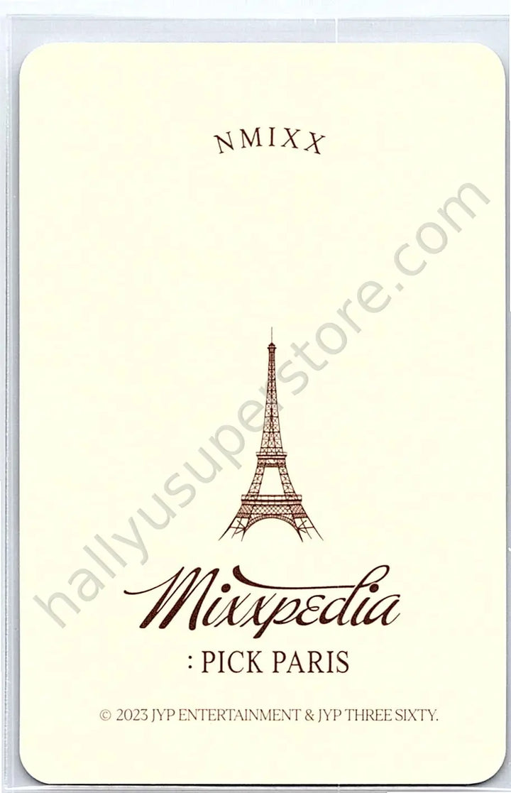 NMIXX - Sullyoon - MIXXPEDIA : PICK PARIS A version photocard set