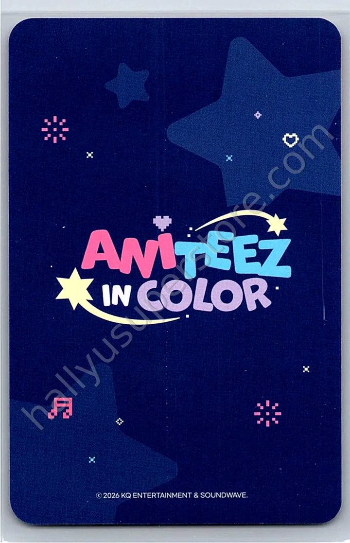 ATEEZ - Jongho - ANITEEZ IN COLOR trading card version 3