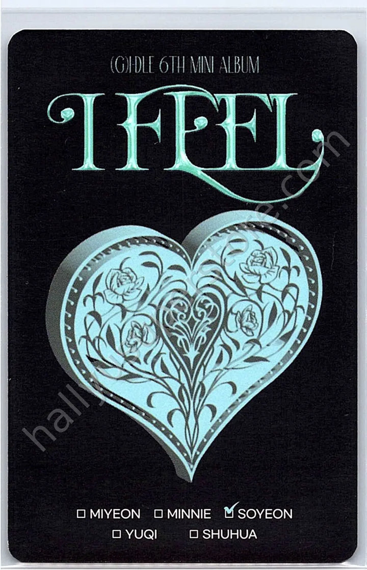 i-dle - Soyeon - (G)I-DLE - Miyeon - I Feel Album jewel case version album photocard