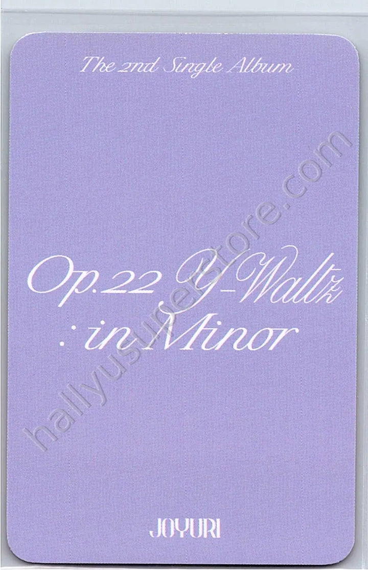 Jo Yuri - Jo Yuri - Op.22 Y-Waltz : in Minor music&amp;drama pob (pre-order benefit)