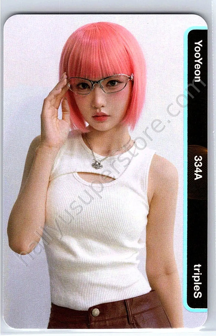 tripleS - Yooyeon - Performante album photocard objekt music album