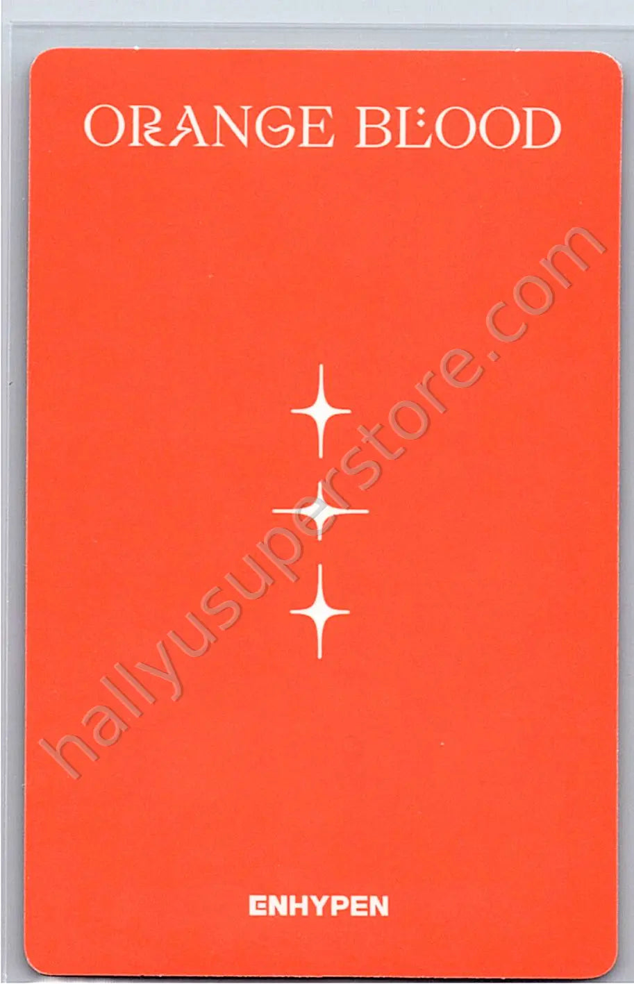 ENHYPEN - Jay - ORANGE BLOOD Album weverse album version korean album album photocard