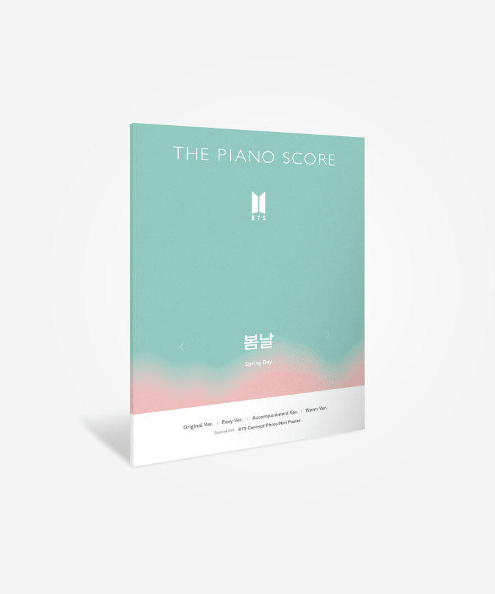 BTS - [THE PIANO SCORE : BTS Spring Day] - HALLYUSUPERSTORE