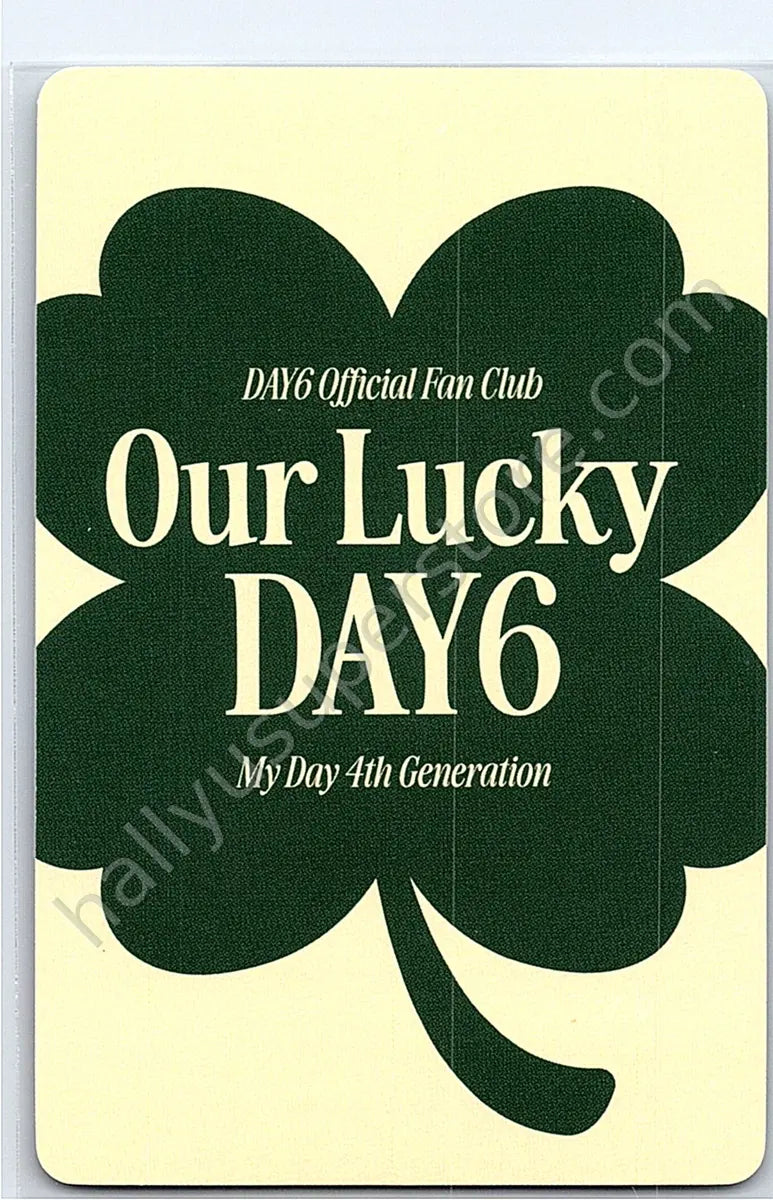 DAY6  - Dowoon - DAY6  - Dowoon  - 4th Official MyDay Fanclub kit - Our Lucky DAY6 Other membership