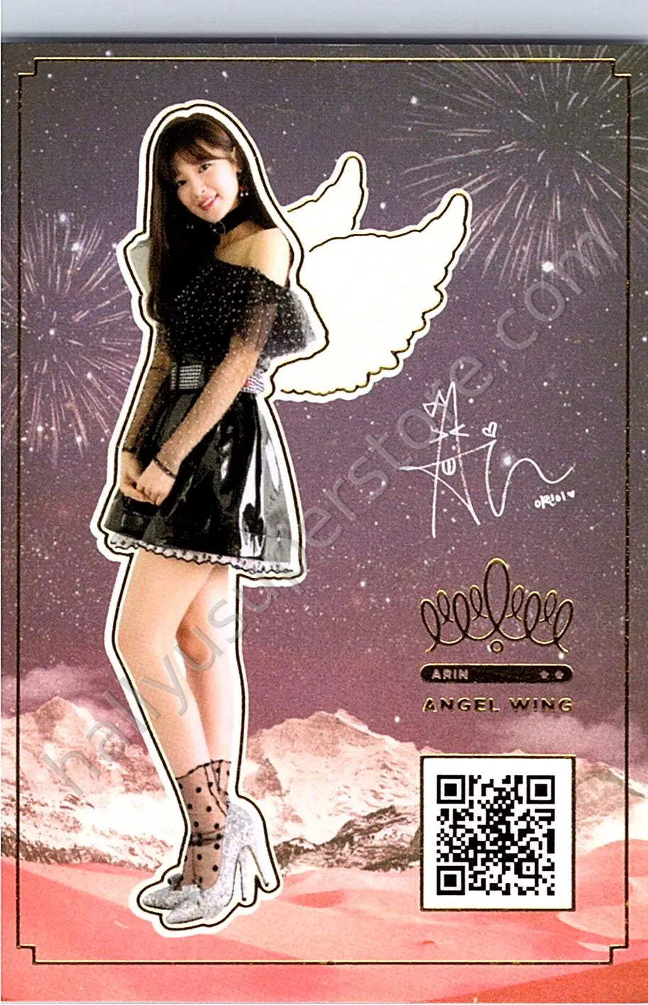 OH MY GIRL - Arin - Coloring Book album photocard double-sided