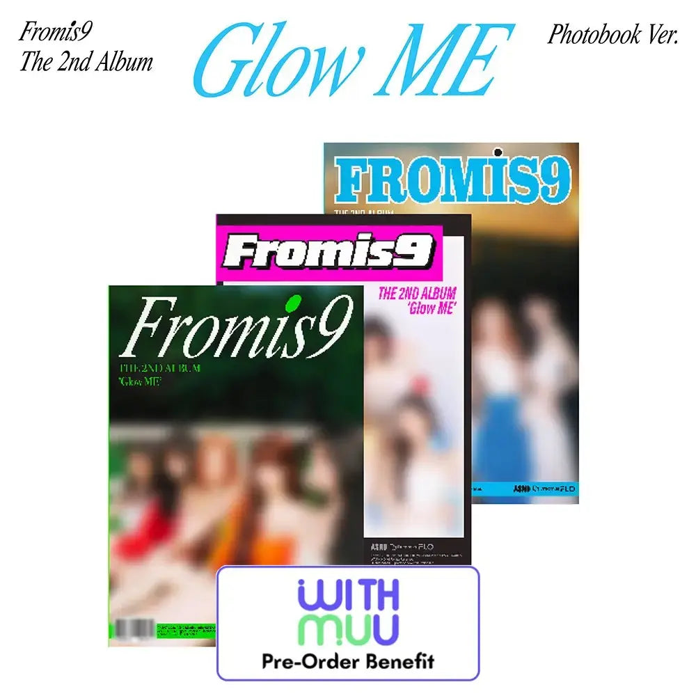 [Pre-Order] fromis_9 - 2nd Album "Glow ME" (Photobook Ver.) + Pre-Order Benefit